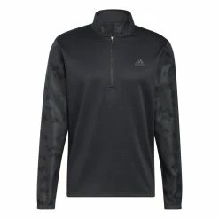 Adidas Golf Splatter Print 1/4 Zip Pullover IC0090
