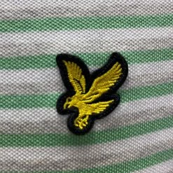 Lyle & Scott Golf Stripe Men's Polo Shirt -Nike Golf Sales LSShirtmintStripelogo 1500x