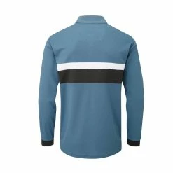 Stuburt Motion Long Sleeve Mens Golf Polo Shirt -Nike Golf Sales MotionPeacockBack1000 1500x