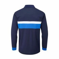 Stuburt Motion Long Sleeve Mens Golf Polo Shirt -Nike Golf Sales Motionmidnightback1000 1500x