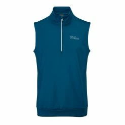 Oscar Jacobson Trent Tour Sleeveless Mens Golf Pullover -Nike Golf Sales OJTOP0028 TRENTTOURSLEEVELESS TEAL 1 1000 1500x