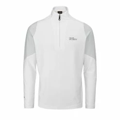 Oscar Jacobson Lodstock Tour Mens Golf Pullover -Nike Golf Sales OJTOP0039 LODSTOCKTOUR WHITELUNARGREY 1 1000 1280x