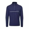 Oscar Jacobson Darwin 1/4 Zip Neck Mens Golf Midlayer