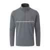 Oscar Jacobson Darwin 1/4 Zip Neck Mens Golf Midlayer -Nike Golf Sales OJTOP0063 DARWIN PEWTER WHITE 01 1000 1000 1500x