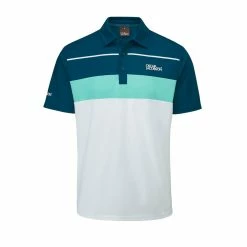 Oscar Jacobson Dodman Polo Shirt -Nike Golf Sales OJTS0032 DODMAN WHITEAQUA 1 1000 1280x