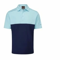 Oscar Jacobson Willow Polo Golf Shirt -Nike Golf Sales OscarWillowNavyCoolBluefront 1280x