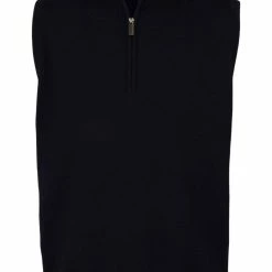 Proquip Golf Merino Zip Neck Slipover 5 Proquip Golf Merino Zip Neck Slipover -Nike Golf Sales PQ17 NAVY Merino Slipover scaled 1280x