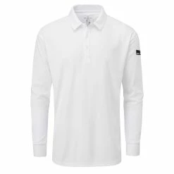 Stuburt Golf Active Long Sleeve Polo Shirt -Nike Golf Sales StuburtActiveLong SleeveWhitefront 1280x