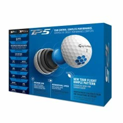 TaylorMade TP5 White Golf Balls 8 TaylorMade TP5 White Golf Balls -Nike Golf Sales TP5Back1000 1500x