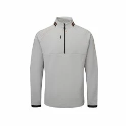 Oscar Jacobson Tarren 1/4 Zip Mens Golf Mid Layer -Nike Golf Sales TarrenLightGreyMarlMain1000 1280x