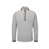 Oscar Jacobson Tarren 1/4 Zip Mens Golf Mid Layer -Nike Golf Sales TarrenLightGreyMarlMain1000 1500x