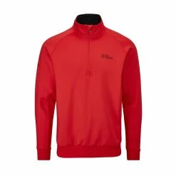 Oscar Jacobson Trent Tour 1/2 Zip Modern Pullover -Nike Golf Sales TrentTourJewelRed 1500x