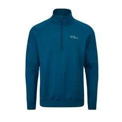 Oscar Jacobson Trent Tour 1/2 Zip Modern Pullover -Nike Golf Sales TrentTourTeal 1500x
