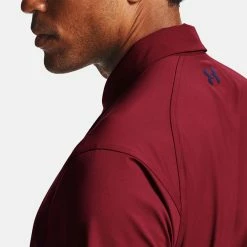 Under Armour Iso Chill Chest Graphic Polo Shirt 1356651 9 Under Armour Iso Chill Chest Graphic Polo Shirt 1356651 -Nike Golf Sales UunderArmourIsoChill1356651red615backdetail 1500x
