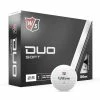 Wilson Staff Duo Soft Golf Balls -Nike Golf Sales WG2006114 9 Duo Soft Standard Ball 12PK Vert RT Lockup.png.high res 1500x