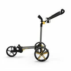 PowaKaddy DLX Lite FF Golf Trolley 19 PowaKaddy DLX Lite FF Golf Trolley -Nike Golf Sales YellowSide1000 1500x