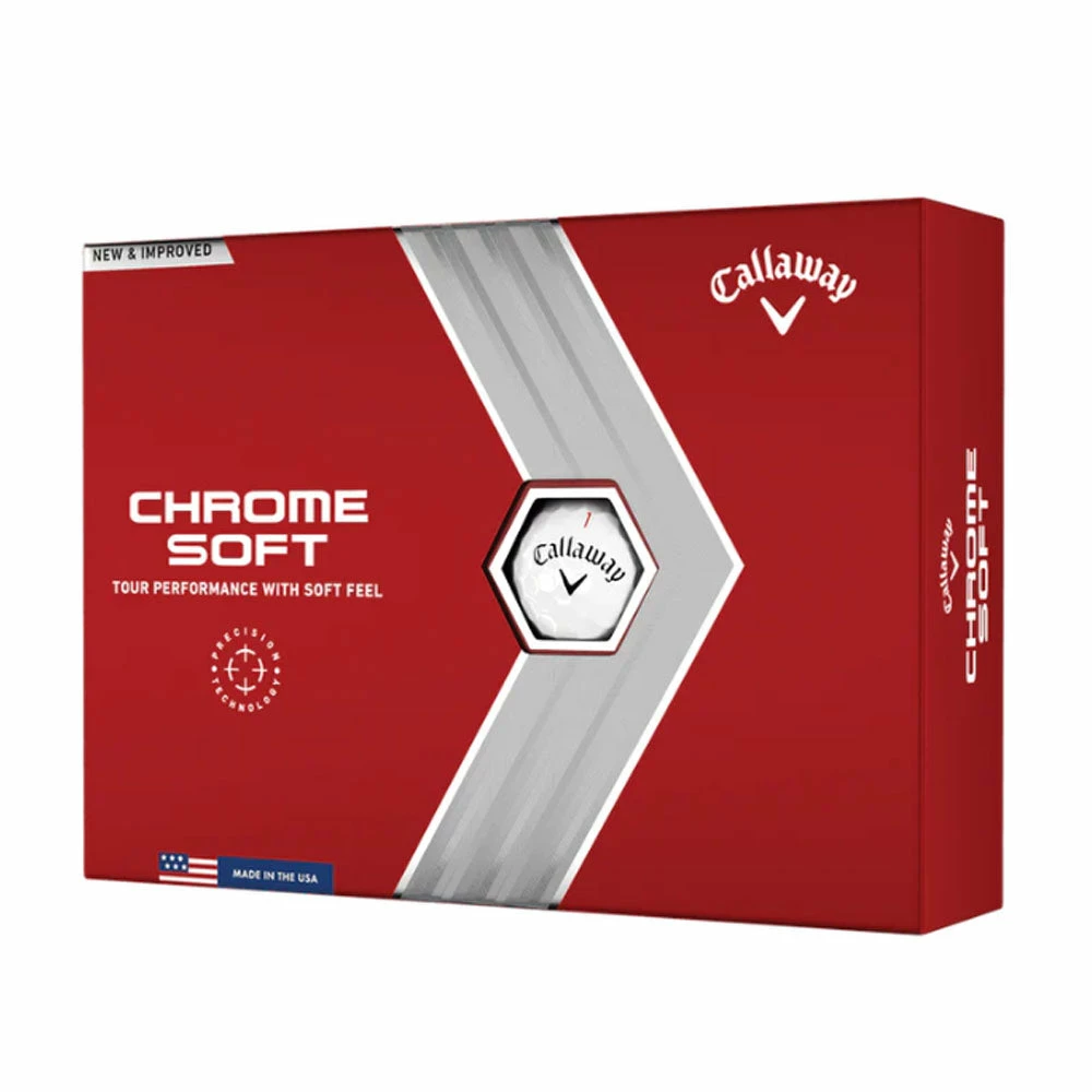 Callaway Chrome Soft White Golf Balls 3 Callaway Chrome Soft White Golf Balls