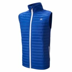 Cutter & Buck Golf Quilted Full Zip Gilet -Nike Golf Sales cuttergiletblue 1280x