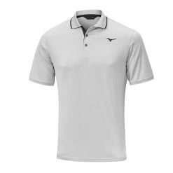 Mizuno Golf Move Tech Quick Dry Polo Plus -Nike Golf Sales mizunomovetechquickpologreyfront 1500x
