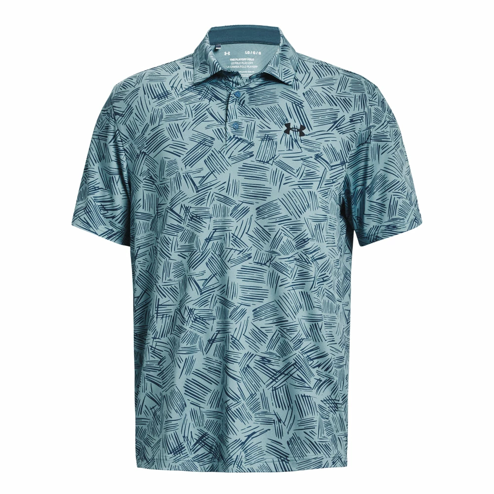 Under Armour UA Playoff 3.0 Palm Sketch Golf Polo 1378677 5 Under Armour UA Playoff 3.0 Palm Sketch Golf Polo 1378677 - Image 3