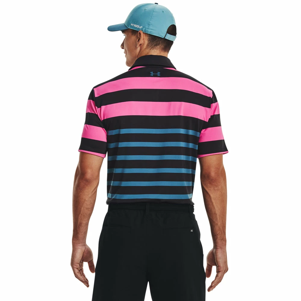 Under Armour UA Playoff 3.0 Rugby YD Stripe Golf Polo 1378676 4 Under Armour UA Playoff 3.0 Rugby YD Stripe Golf Polo 1378676 - Image 2
