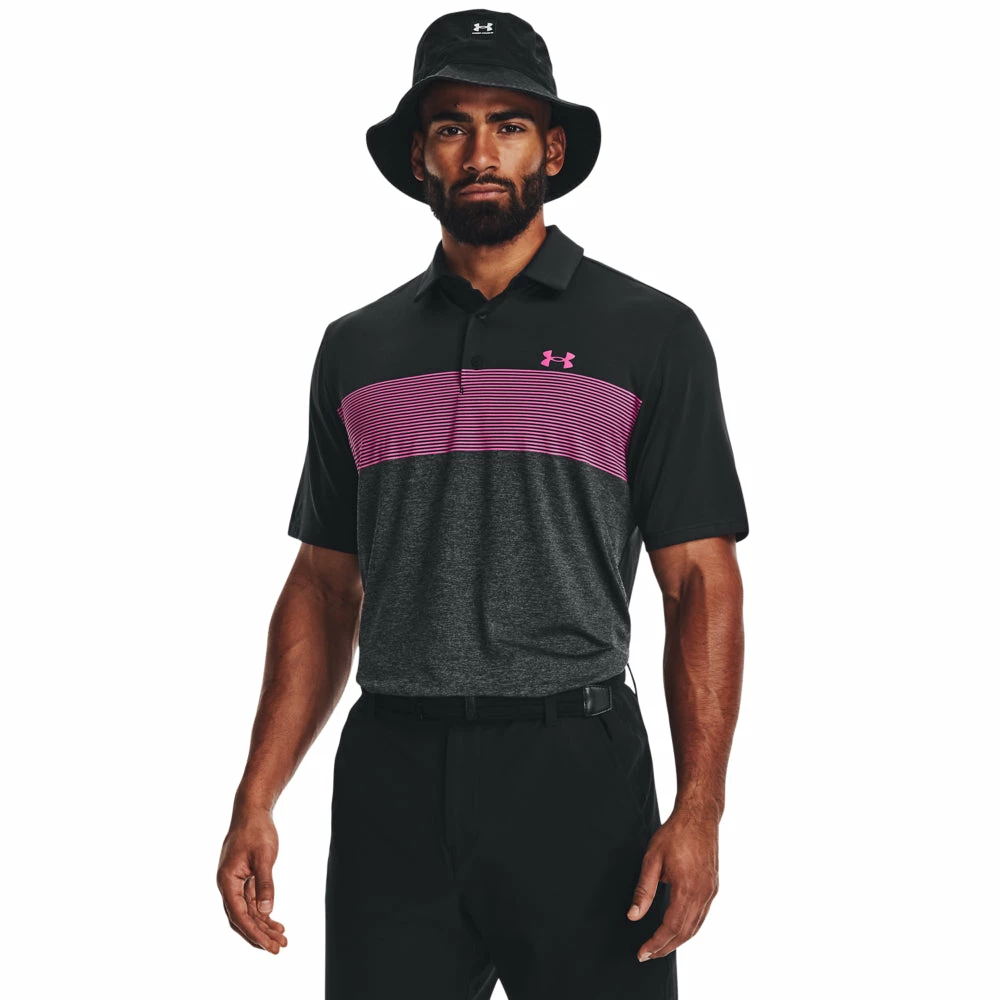 Under Armour UA Playoff 3.0 Rugby YD Stripe Golf Polo 1378676 5 Under Armour UA Playoff 3.0 Rugby YD Stripe Golf Polo 1378676 - Image 3