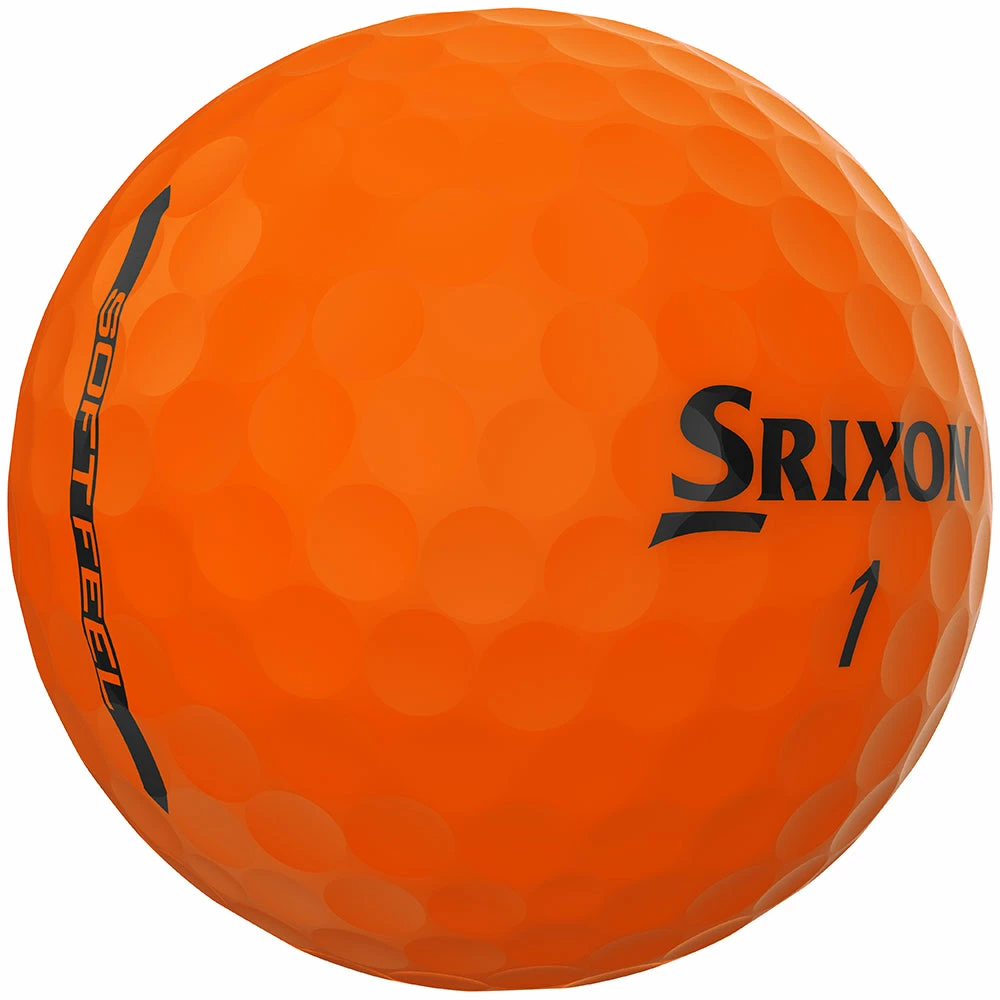 Srixon Soft Feel Brite Orange Colour Golf Balls 4 Srixon Soft Feel Brite Orange Colour Golf Balls - Image 2