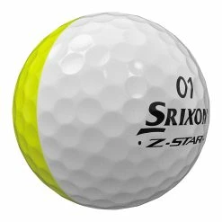 Srixon Z-Star Divide White/Yellow Golf Ball -Nike Golf Sales srixonzstar23DIVIDEWHTYELL2indmain 1500x